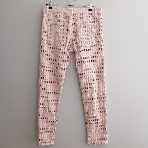 Isabel Marant Spring '14 Runway Pierce Pantalon Cutout Pink Jeans 38 (6 US) - Picture 3 of 16